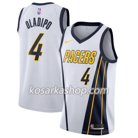 Dres Indiana Pacers Victor Oladipo 4 Nike 2018-19 Bijela Swingman